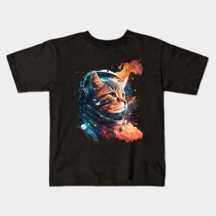 space cat Kids T-Shirt